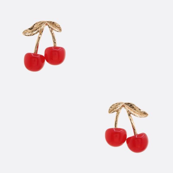 RUSTIC CHERRY EARRING