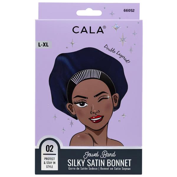 CALA JEWEL BAND HAIR BONNET (BLUE)