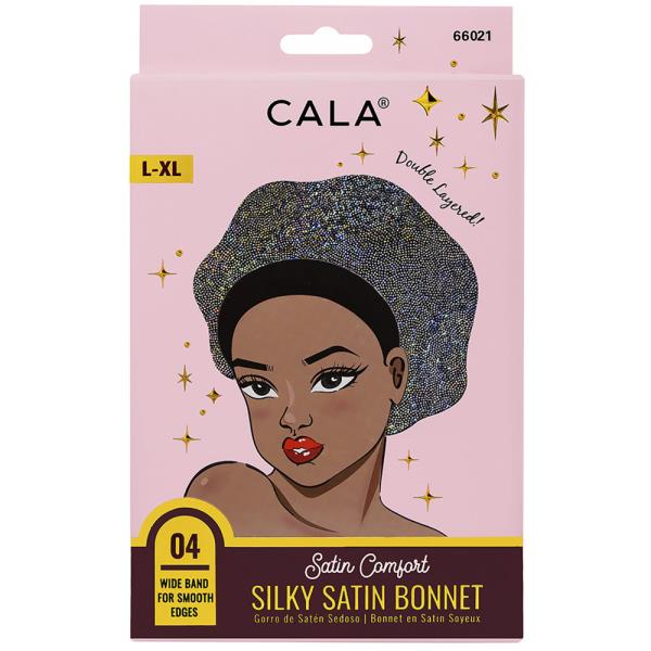 CALA SATIN COMFORT BONNET (SHINY SILVER)