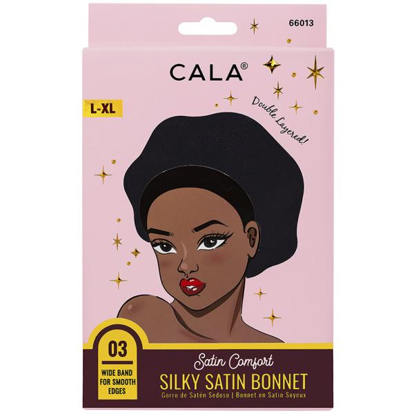 CALA SATIN COMFORT BONNET (SHINY BLACK)