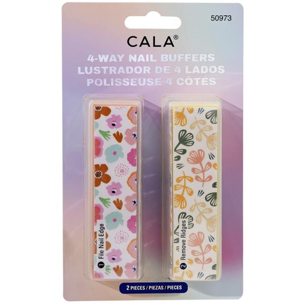 4 WAY 2PC NAIL BUFFER (FLOWERS)