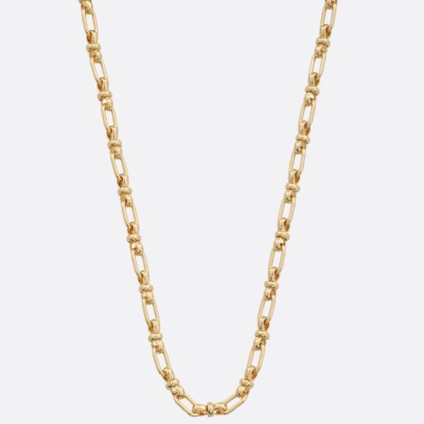 SODAJO OVAL LINK GOL DIPPED NECKLACE