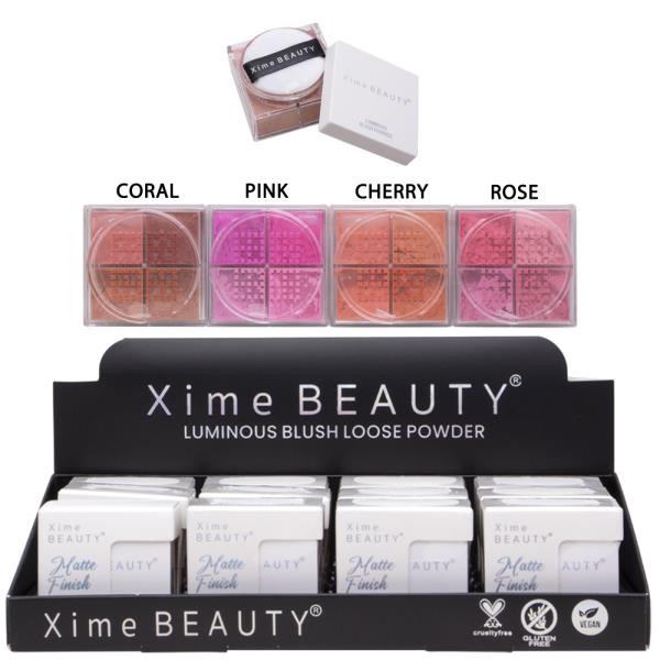 XIME BEAUTY LUMINOUS BLUSH LOOSE POWDER (12 UNITS)