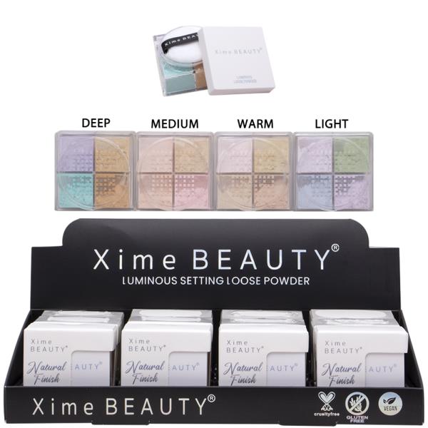 XIME BEAUTY LUMINOUS SETTING LOOSE POWDER (12 UNITS)