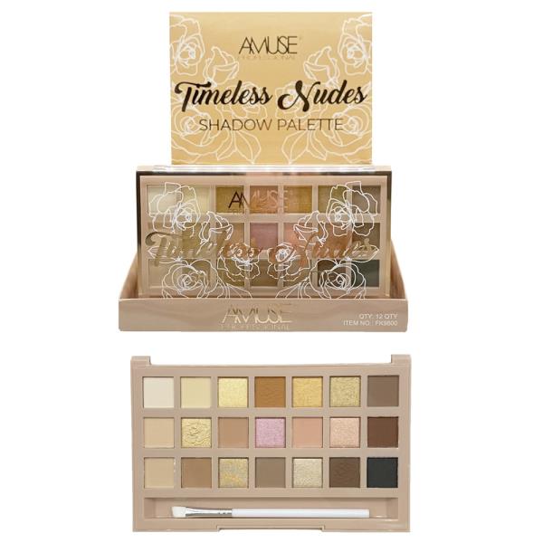 AMUSE TIMELESS NUDES SHADOW PALETTE (12 UNITS)