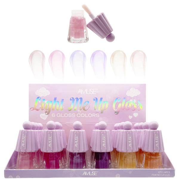 AMUSE LIGHT ME UP LIP GLOSS (24 UNITS)