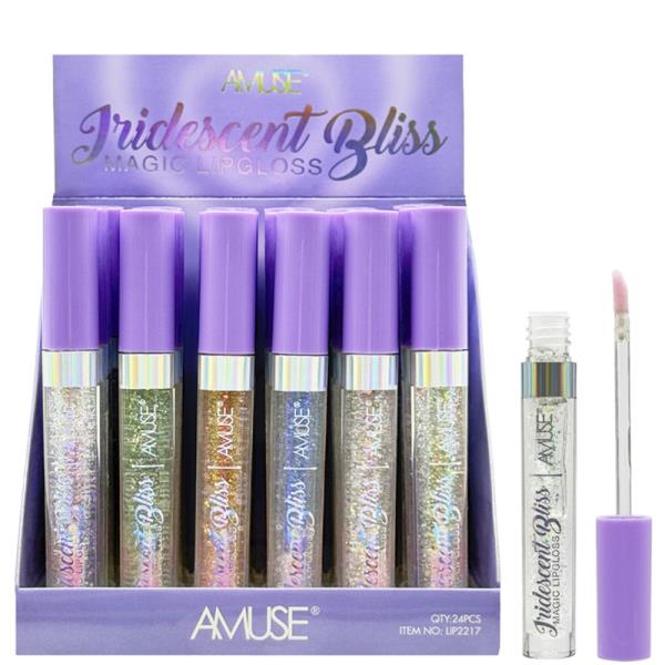 AMUSE IRIDESCENT BLISS MAGIC LIP GLOSS (24 UNITS)