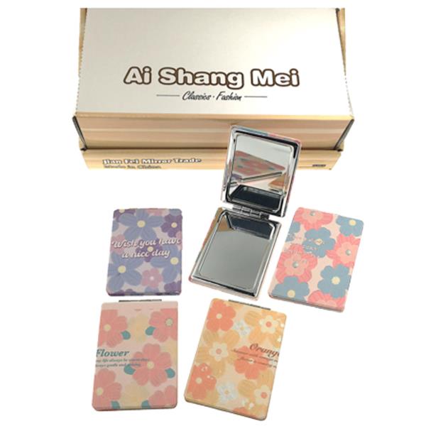 2IN1 APLANE MIRROR AND MAGNIFYING GLASS FLOWER (12 UNITS)