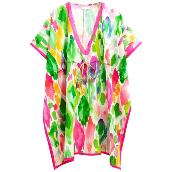 WATERCOLOR PRINT PONCHO