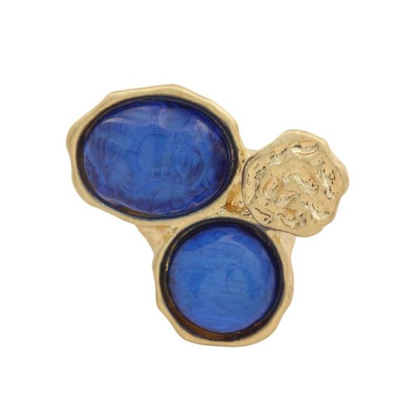 DOUBLE BEAD METAL RING