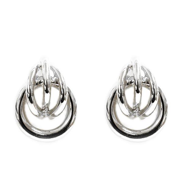 ROUND METAL EARRING