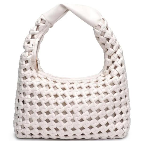 RICHELLE BRAIDED DESIGN HOBO BAG