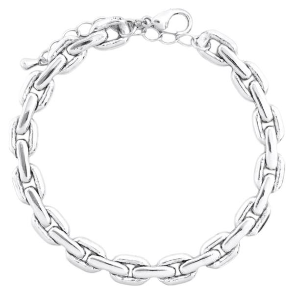 OVAL LINK METAL BRACELET
