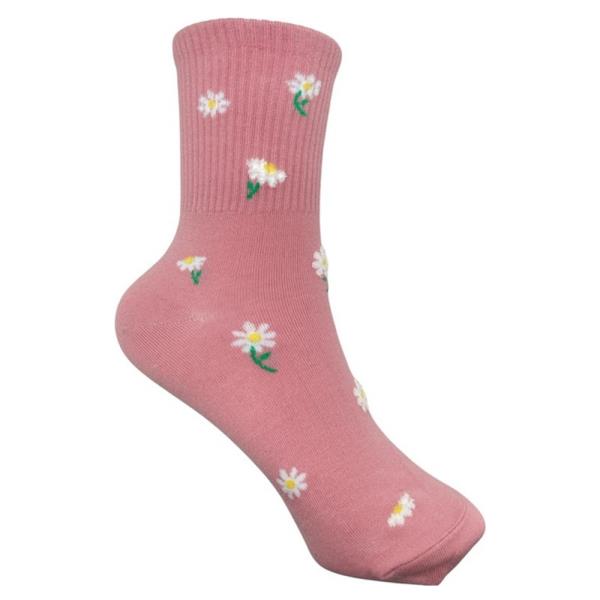 MINI FLOWER PATTERN CREW SOCKS