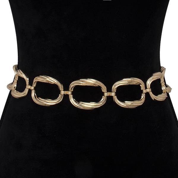 STYLISH METAL TWIST LINK HOOK BELT