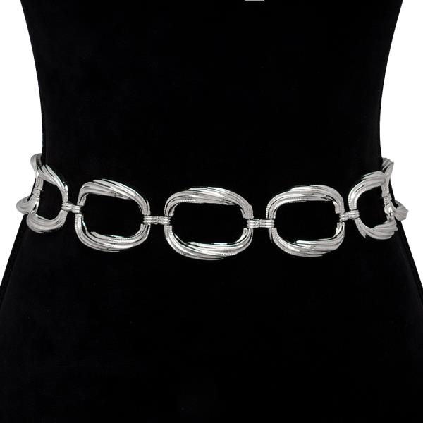 STYLISH METAL TWIST LINK HOOK BELT