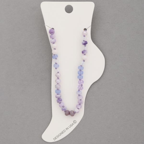 BEADED ANKLET