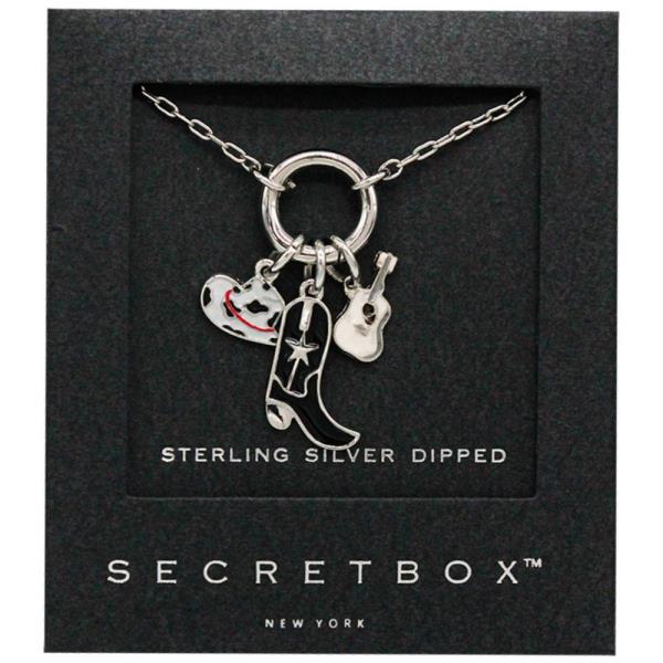 14K GOLD DIPPED WESTERN CHARMS NECKLACE