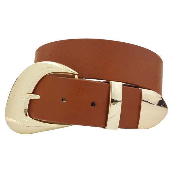 GOLD-TONE BUCKLE LOOP AND TIP BELT