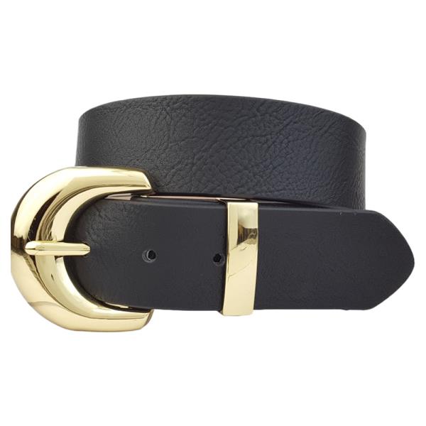 CLASSIC GOLD-TONE BUCKLE AND LOOP BELT