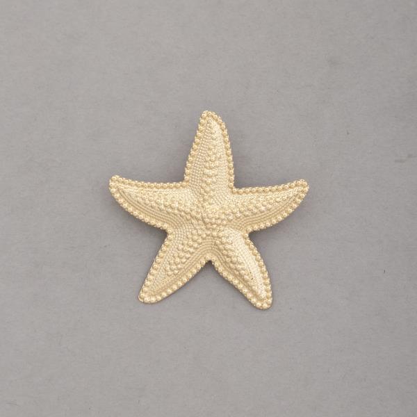 STARFISH METAL BROOCH