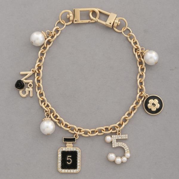PERFUME PEARL BEAD BAG CHAIN