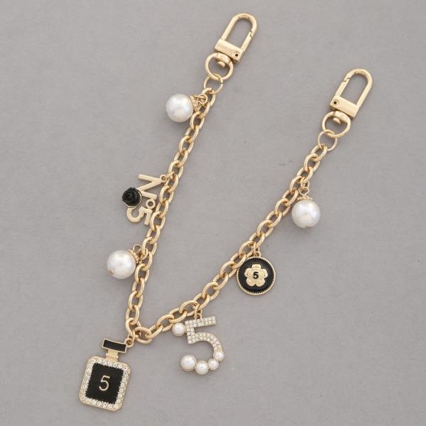 PERFUME PEARL BEAD BAG CHAIN