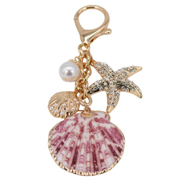 SEASHELL STAR KEYCHAIN