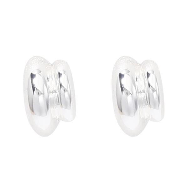 DOUBLE HOOP METAL EARRING