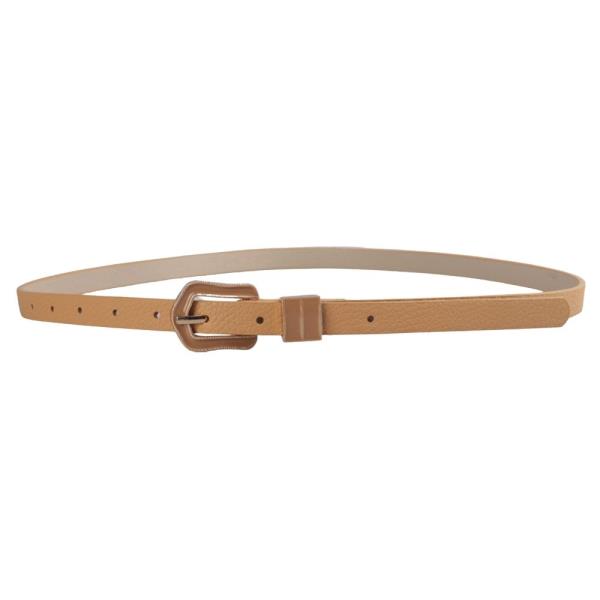 COLOR BUCKLE THIN BELT SET