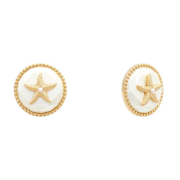 STARFISH ROUND POST EARRING