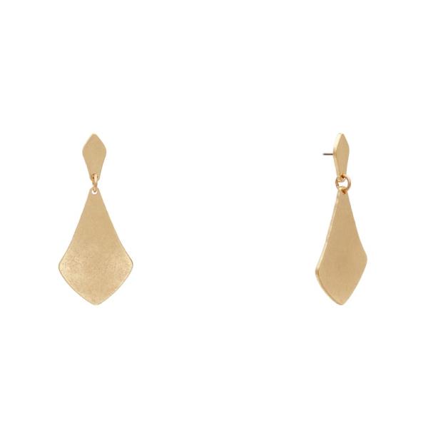 METAL DANGLE EARRING