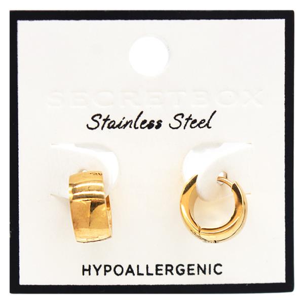 STAINLESS STEEL HYPOALLERGENIC HOOP EARRING