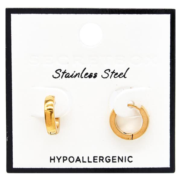 STAINLESS STEEL HYPOALLERGENIC HOOP EARRING