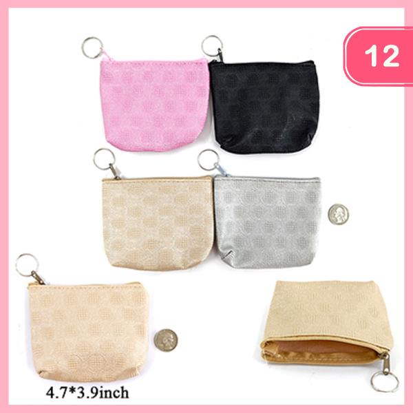 COIN PURSE POUCH BAG (12 UNITS)