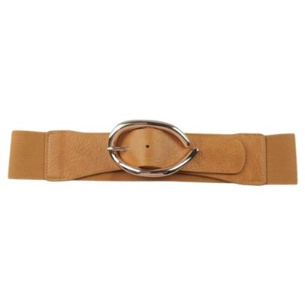 OVAL METAL BUCKLE ELASTIC BELT