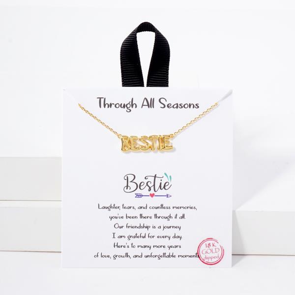 18K GOLD RHODIUM THROUGH ALL SEASONS NECKLACE