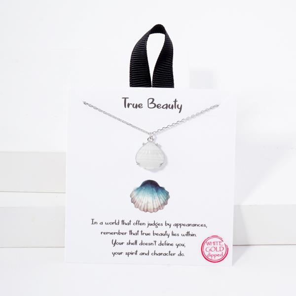 18K GOLD RHODIUM TRUE BEAUTY NECKLACE