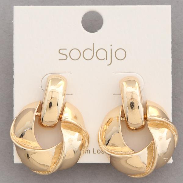 SODAJO KNOT DANGLE EARRING