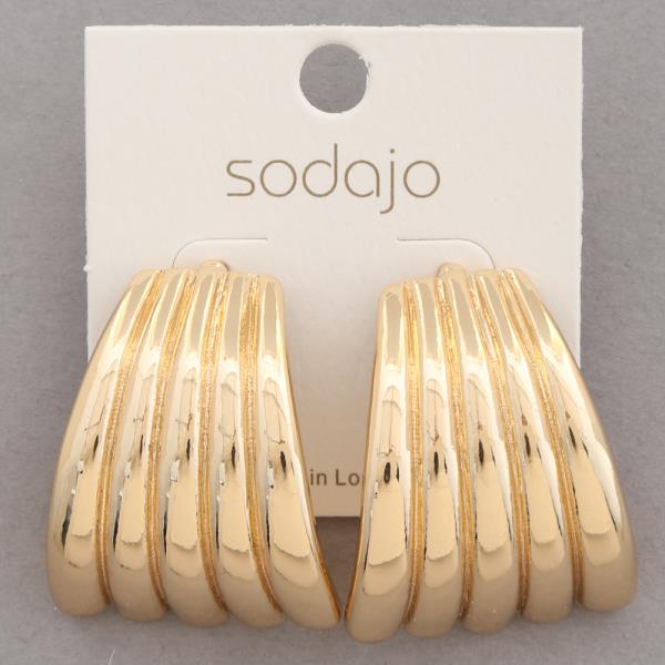 SODAJO METAL POST EARRING