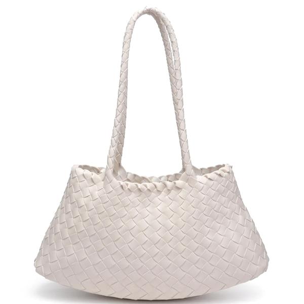 MILLIE WOVEN DESIGN HOBO BAG