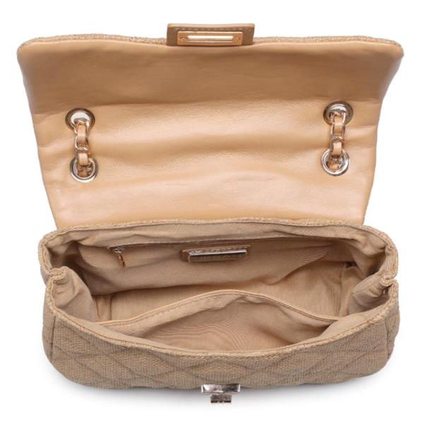 DAISY WOVEN DESIGN CROSSBODY BAG