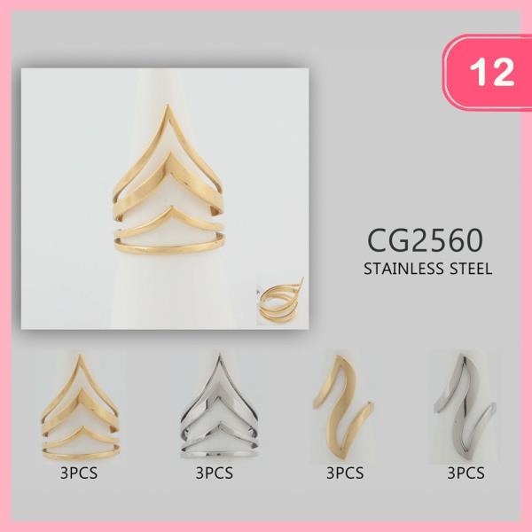 METAL ARROW RING (12 UNITS)