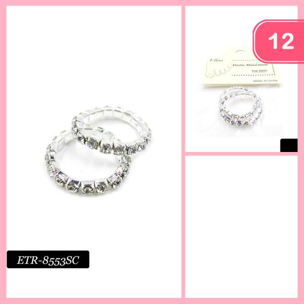 RHINESTONE TOE RING SET (12 UNITS)