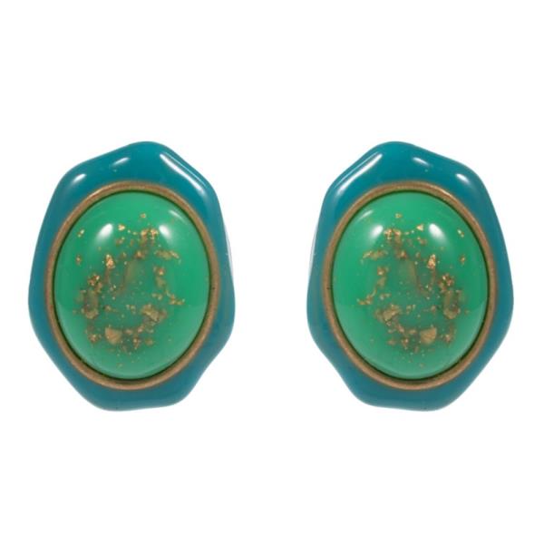 OVAL SHAPED EARRING