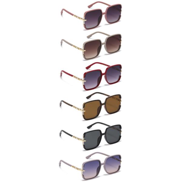 MODERN SQUARE SUNGLASSES 1DZ