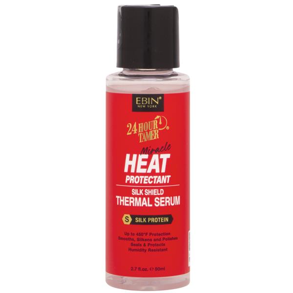 EBIN 24 HOUR TAMER MIRACLE HEAT PROTECTANT SILK SHIELD THERMAL SERUM