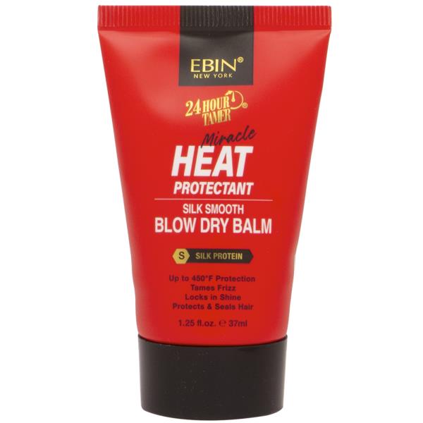 EBIN 24 HOUR TAMER MIRACLE HEAT PROTECTANT SILK SMOOTH BLOW DRY BALM