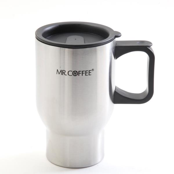 MR EXPRESSWAY II 13.5 oz SS TRAVEL MUG W/ BLACK PL LID - W/ PDQ TRAY