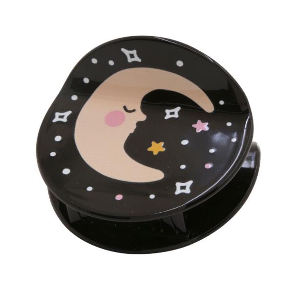 ROUND MOON CLAW HAIR CLIP